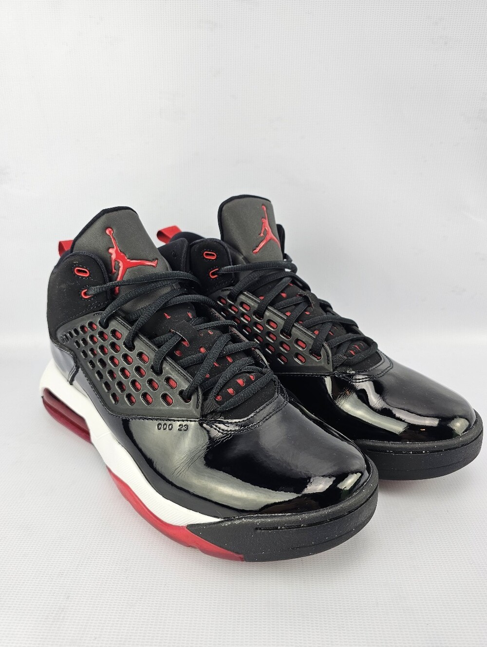 Air Jordan Maxin 200 'Black Gym Red' Basketball Court High Top Men's Size 10.5